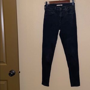 Washed Black High-Rise Levi’s